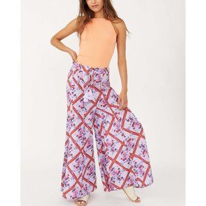 NWOT Free People I'm The One Lounge Pant / Lavender Sky Combo